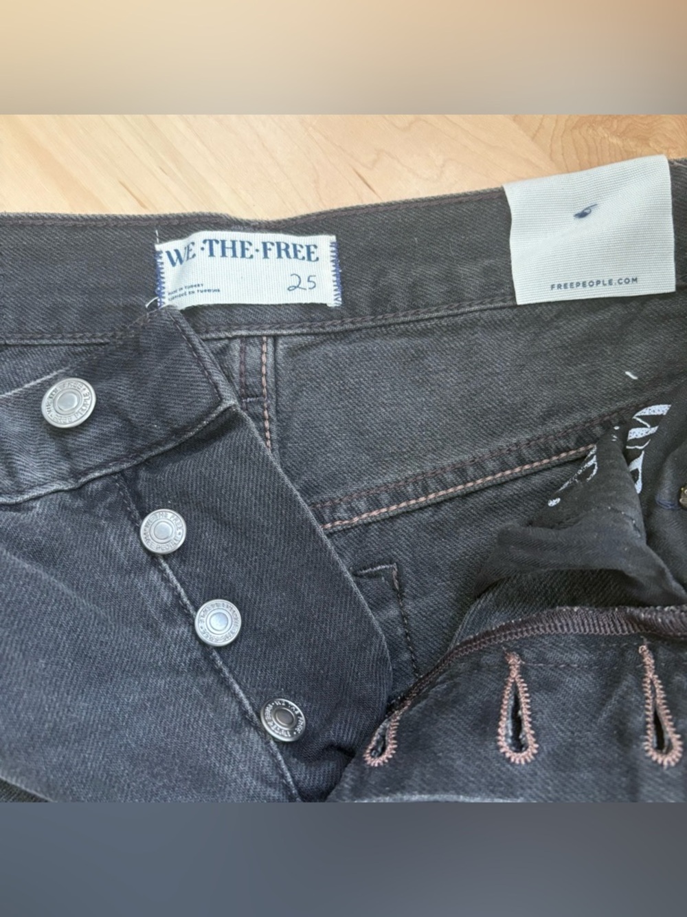 NWT Free People Ripple wide leg crop jeans - Picture 7 of 15